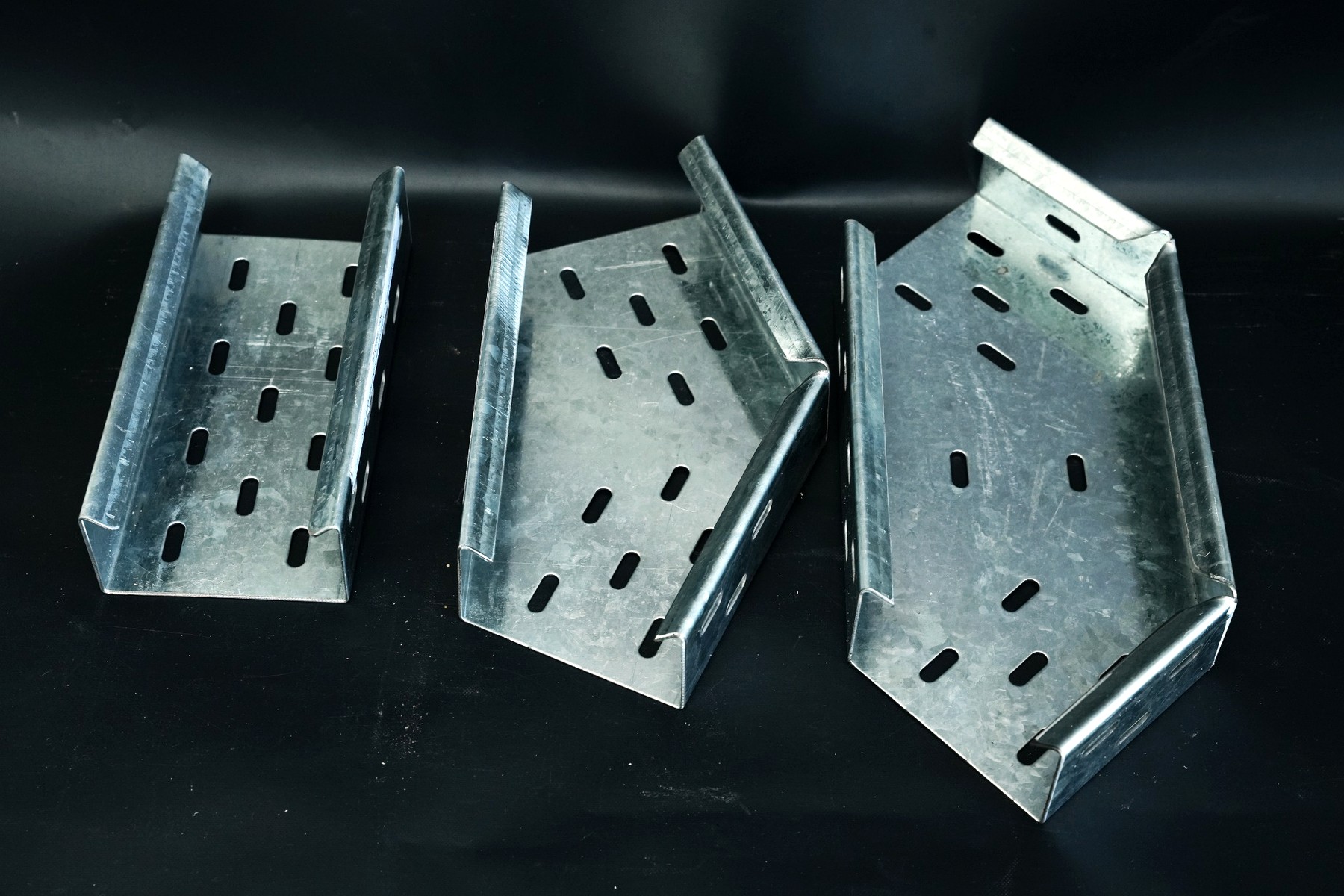 TMI galvanized cable tray sections
